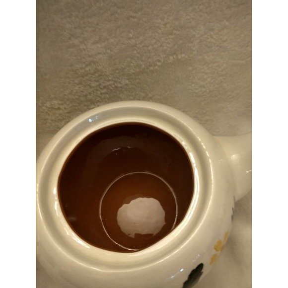 Vintage Stangl Hand Painted Floral Teapot Denmark - Picture 5 of 11